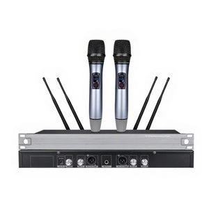 ไมโครโฟนไร้สายแบบมือถือ MY-3500 ช่องสัญญาณคู่ True Diversity UHF PLL ใช้แบตเตอรี่ AA  ความถี่ 610-670MHz  ขั้วต่อ XLR  ตัวเครื่องโลหะ - Product Image 1