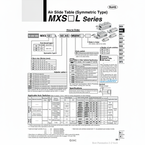 SMC Pneumatics Air Slide Table-Tabla de deslizamiento de aire, 2, 2 - Product Image 1