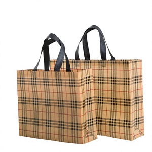 Wholesale Promotional Cartoon Pattern Non-woven Laminated PP Fashion Shopping Tote <b>Bags</b> Shoulder Strap <b>Medium</b> <b>Size</b> SH Brand - Product Image 3