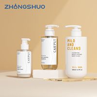 Nouvelles Bouteilles de Luxe en PET pour Shampooing et Après-Shampooing Design 2026, Flacon Pompe à Lotion en Plastique Unique Personnalisé 200 ml 300 ml 500 ml