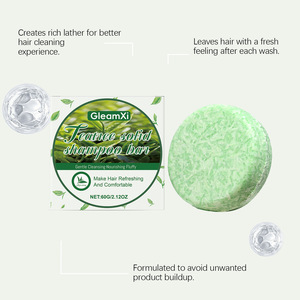 Jabón Sólido de Aceite de Árbol de Té de Marca Privada, Fórmula Nutritiva y Refrescante Anticaspa con Aceite de Coco - Product Image 2