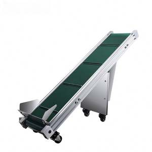 Système de convoyage automatique compact en nylon flexible pour poudres et granulés, avec trémie à bande transporteuse pour emballage alimentaire en PVC et caoutchouc - Product Image 2