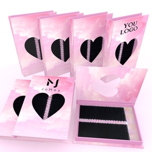 Extensiones de pestañas individuales Jomay, color negro mate, la mejor extensión de pestañas, fácil ventilador, volumen de Cachemira, pestañas de seda de 0,07 de grosor - Product Image 6