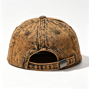 หมวกแก๊ปผ้าฝ้ายฟอกสไตล์วินเทจขายส่ง 2AM, หมวกปักลาย, หมวกปีกเฉียงสไตล์สตรีทแวร์ รับผลิตแบบ OEM ODM สั่งซื้อจำนวนมาก - Product Image 5