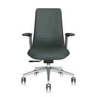 Chaises de bureau de direction ergonomiques pivotantes en cuir de luxe pour la vente en gros