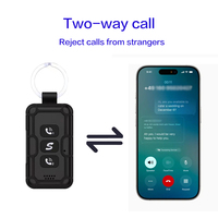 Localizador GPS para el Cuidado de Personas Mayores, Llamadas Bidireccionales, 4G 2G LTE GSM GPRS, Resistente al Agua, WiFi, Antipérdida, Recargable, Batería de Larga Duración, Aplicación Android, PC