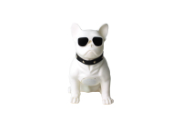 CH-M11 Corneta Portátil Mini Altavoces con Diseño de Perro de Dibujos Animados, Súper Bajo, Gran Voz, Bulldog Francés