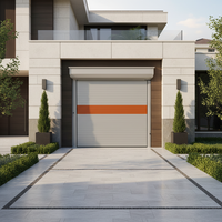 Porte industrielle à enroulement en aluminium électrique pour garage, villa, usage industriel, sécurité