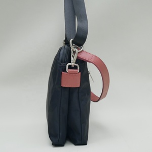 Black Camo Nylon Crossbody Bag with Pink Trim Lightweight Adjustable <b>Shoulder</b> <b>Strap</b> Multi-purpose Casual Tote for Women - Product Image 3