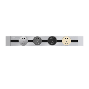 USB Five-Hole Track Socket Small Night Light Aluminum Ring Adapter Removable Home Row Plug 32A Max. Current 250V Max.