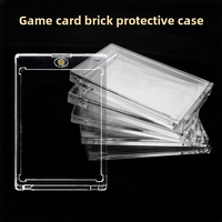 Étui pour cartes de visite multifonctionnel magnétique à une touche en plastique avec blocage RFID et protection UV à 100 % pour cartes de sport et cartes à collectionner TCG