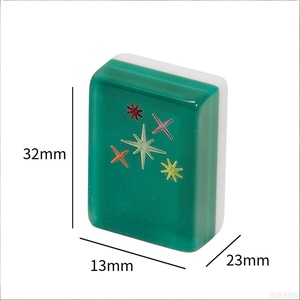 Juego de Mahjong Americano de Tres Capas de Acrílico Grabado Personalizado, Estilo Americano, para Entretenimiento Familiar, Juega Juntos - Product Image 6
