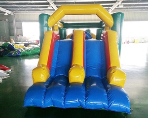 Tobogán inflable <span class=keywords><strong>hinchable</strong></span> <span class=keywords><strong>Castillo</strong></span> Tobogán colorido Interior y exterior Jungla inflable Carrera de obstáculos Salida de fábrica - Product Image 3