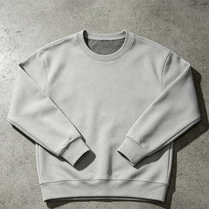 Maßgeschneiderte Beliebte Wasserdichte <span class=keywords><strong>Nano</strong></span>-Kleidung, Fleckabweisender Übergroßer Rundhals-Pullover für Herren Individuelle Sweatshirts - Product Image 2