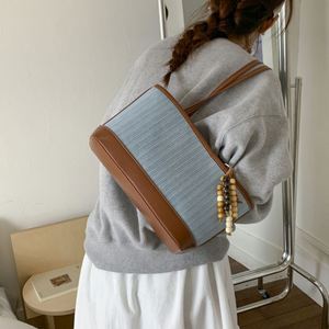 Fashion Denim Handbags Women Large Capacity Tote <b>Bag</b> Daily Outdoor Travel Shopping <b>Working</b> Totes - Product Image 5