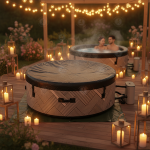 Jacuzzi Inflable Aislado Térmicamente, Resistente, Espacioso, <span class=keywords><strong>para</strong></span> 4-6 Personas, <span class=keywords><strong>Piscina</strong></span> Spa <span class=keywords><strong>para</strong></span> Reuniones y Ocio al Aire Libre, 2026 - Product Image 6