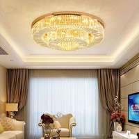 Luminaire suspendu en cristal simple pour îlot de cuisine, plafond, luminaire suspendu moderne pour salon, luxe, élégant, rond, petit luminaire suspendu en cristal