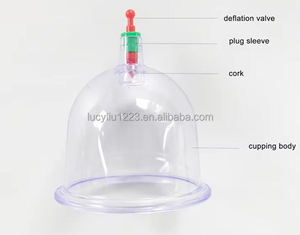Gelas hisap plastik kualitas terbaik, cangkir terapi bekam vakum, Model B, cangkir bekam - Product Image 5