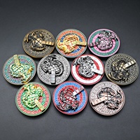 Populaire Fly Dragon Roulette Multicolore Fingertips Spinner Dés Métalliques pour Jeux de Table