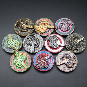 Nuevo colorido Rpg Fingertips Spinner Fly Dragon Routtle Dnd Metal Dice para mazmorras y dragones - Product Image 2
