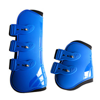 Bottes tendons de cheval en néoprène Pu à coque dure, bottes de Protection des jambes de cheval