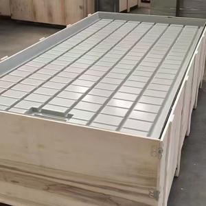 수경 테이블 시스템 맞춤형 식물 트레이 4x8ft 마이크로 그린 썰물 흐름 에어로닉 재사용 ABS 플라스틱 배수 구멍 종자 침대 - Product Image 1