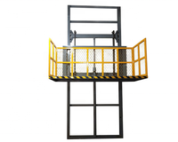 ZHONGXIANG Personnalisé 1M-12M 1 Tonne-2 Tonnes Élévateur de fret fixe en acier au manganèse haute résistance Élévateur hydraulique de marchandises