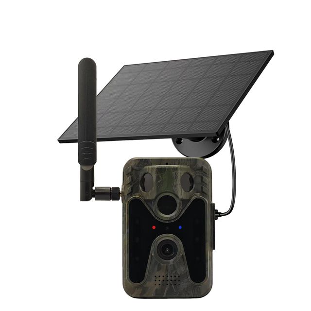 NEW Portable 4G LTE Wireless CMOS Sensor Trail Camera 2.7K HD IP66 Waterproof 14MP 120 FOV Battery Powered Hunting Wildlife SD