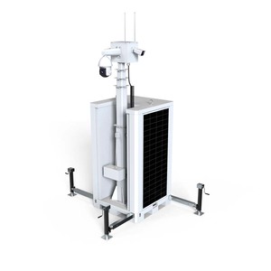 Système de surveillance CCTV solaire mobile C500-7M avec mât de 7 m et contrôleur MPPT pour la sécurité à distance - Product Image 1