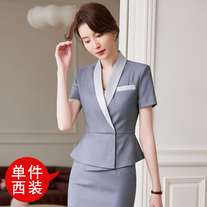 gray suit