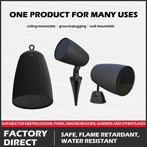 Ols40p Chất lượng cao 25W/60W 4 inch Mặt dây chuyền trong tường trong mặt đất Loa treo bóng loa không thấm nước ngoài trời hội nghị vườn - Product Image 6