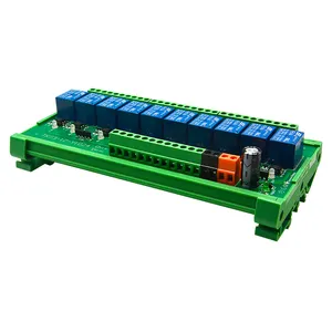 Relais Module 10 Kanaals 10A 250VAC / 30VDC Din Rail Montage Npn/Pnp Is Algemeen Van Toepassing Op Industriële Controle