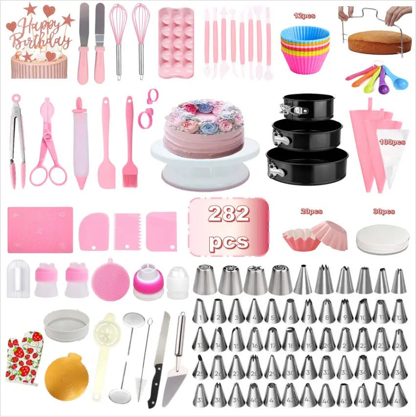 Полный набор для выпечки тортов, инструменты для пекарен для начинающих, простыни для выпечки для взрослых, наборы для выпечки, набор инструментов для выпечки