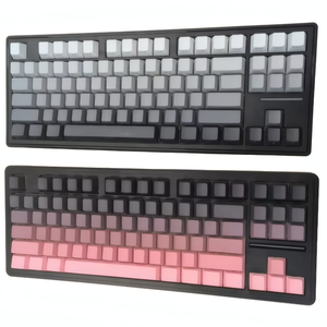 Оптовая продажа, эргономичная 87-клавишная цветная подсветка, трехрежимная 80-процентная 80% Компьютерная Мини-игровая механическая клавиатура - Product Image 2