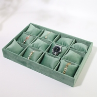 Expositor de Joyería, Ventana de Terciopelo, Accesorios para Collares y Anillos, Joyería de Alta Gama