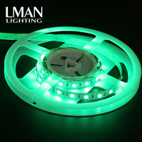SMD5050 RGB LED-Streifen 24V Flexibles Farbwechsel-Lichtband Hochhelle Dekorative Beleuchtung für TV Heim-/Gewerbenutzung IP65