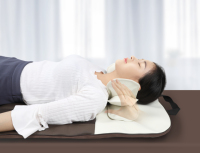 Multifunktionale Ganzkörper-Massagematte mit Zeitsteuerung für Nacken, Rücken und Beine Faltbare Massagematte mit Vibration und Wärme