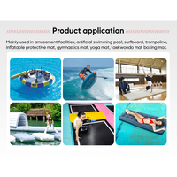 Derflex Dwf Tissu 25Cm Drop Stitch Pvc Tissu Rouleaux pour Gonflable Bateau Bas Matelas Gonflable Piscine Air Deck