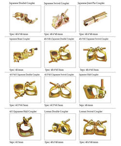 Chùm kẹp giàn giáo Coupler, công suất tải Coupler giàn giáo kẹp, giả mạo đôi Coupler xây dựng - Product Image 5