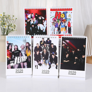 Promotional Cheap 2026 Practical Custom Logo Printing Your Picture Seasons Greeting Desk Decor Welcome Gifts Calendar