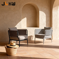 Meubles de patio modernes en aluminium, canapé d'extérieur Gofa, chaise longue pour cour, villa, balcon, parc, salle à manger, hôtel