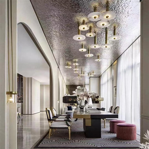 Échantillon gratuit de panneau mural/plafond en PVC, panneau en bois de bambou au charbon de bois de cristal de carbone, effet d'ondulation de l'eau, dalle imperméable pour mur - Product Image 5
