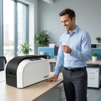 Printer Kartu HiTi New CS270e 300DPI Pencetakan Sublimasi Satu Sisi/Dua Sisi untuk Kartu RFID IC Magnetik