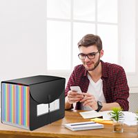 Organizador de Archivos Tipo Acordeón con 24 Bolsillos, Carpetas de Archivos de Gran Capacidad, Carpeta Expandible para Tamaño Carta/A4, para la Escuela, el Hogar y la Oficina