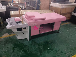 Lit de beauté professionnel Yicheng Beauty avec fonction shampooing Lit de beauté avec shampooing électrique et caractéristiques de toilettage - Product Image 5