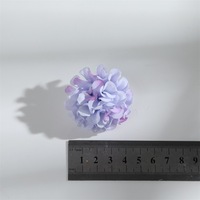 Lukisan Minyak Bola Permen Krisan Hydrangea Plastik Bunga Simulasi Buatan DIY Hanfu Hiasan Kepala Jepit Rambut Pernikahan Luar Ruangan