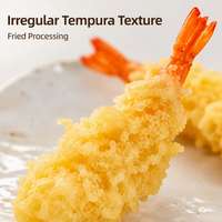 Huiyang vente en gros de crevettes Vannamei frites surgelées panées Tempura Ebi frites crevettes panées pour Sushi