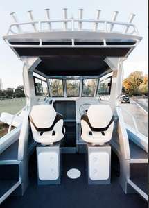 6,25 m de pesca de aluminio barco centro de la cabaña con caminando Color azul - Product Image 2