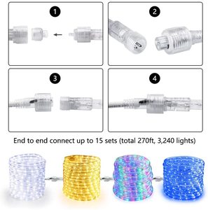 Đèn LED Dạng Dây, Vật Tư Trang Trí Trong Nhà Ngoài Trời Tiệc Thương Mại IP65 - Product Image 2