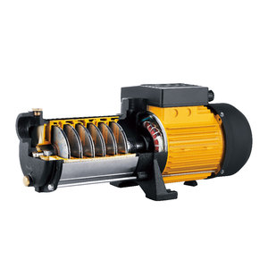 ปั๊มหอยโข่งหลายระดับสำหรับบ้านพักอาศัย แรงดันสูง 370W-7500W ระบายความร้อนด้วยพัดลมแบบปิดสนิท OEM - Product Image 2